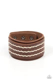 Paparazzi Real Ranchero - Brown Bracelet