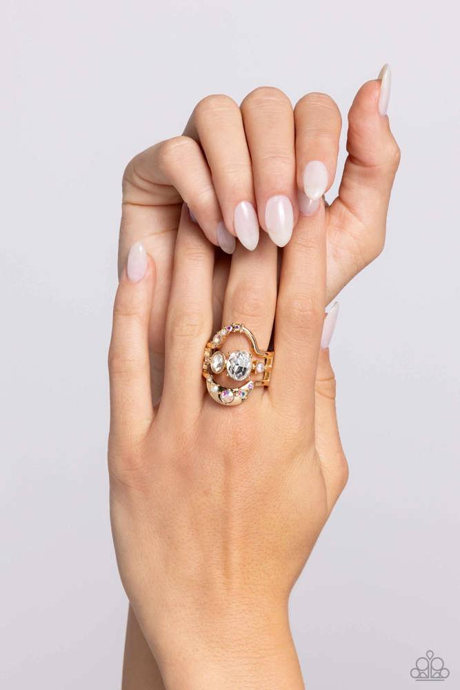 Paparazzi Shopaholic Statement - Gold Rings