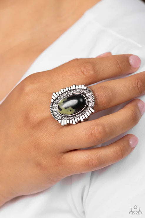 Paparazzi Terrazzo Trendsetter - Green Ring