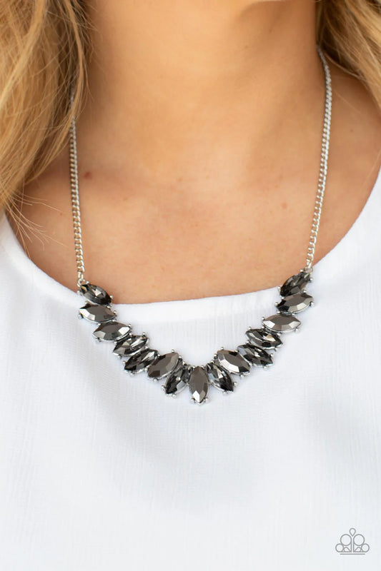 Paparazzi Galaxy Game-Changer - Silver Necklace