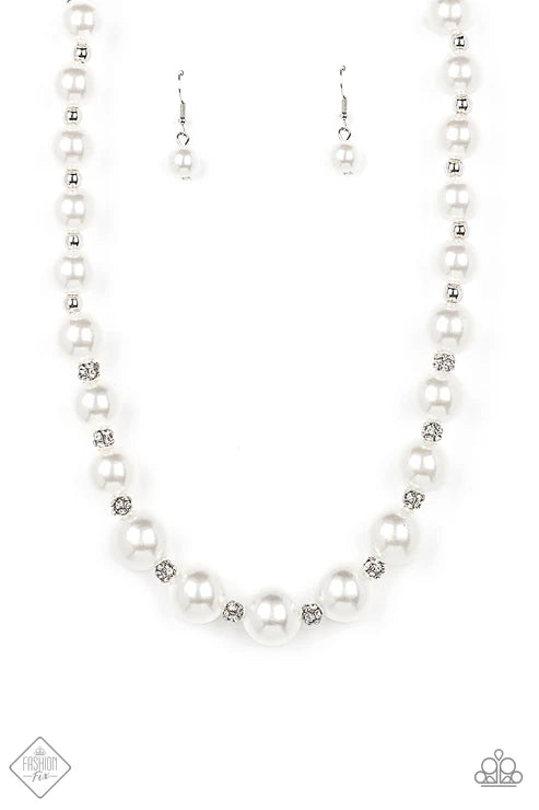 Paparazzi Sail Away with Me - White Necklace