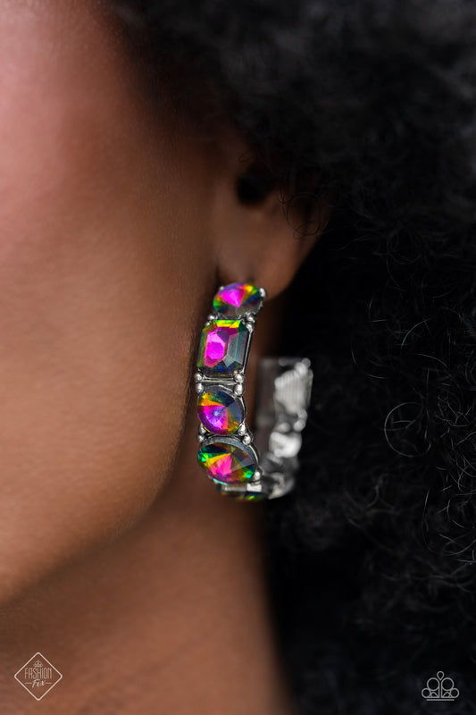 Paparazzi Blazing Bow - Multi Earrings