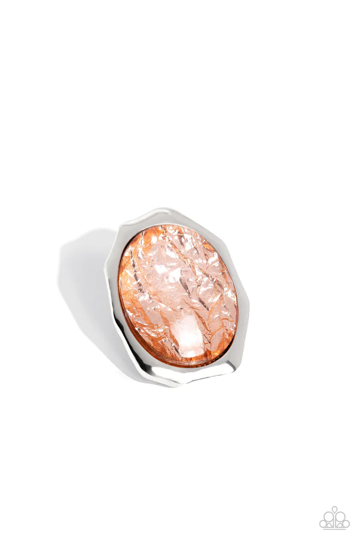 Paparazzi Ring - Wrapped Wardrobe - Orange