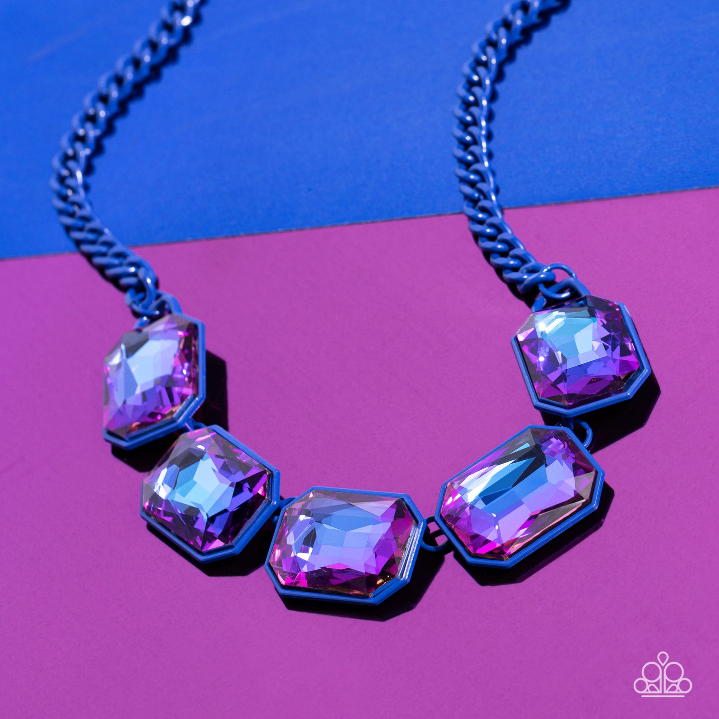 Emerald City Couture - Blue Paparazzi Necklace