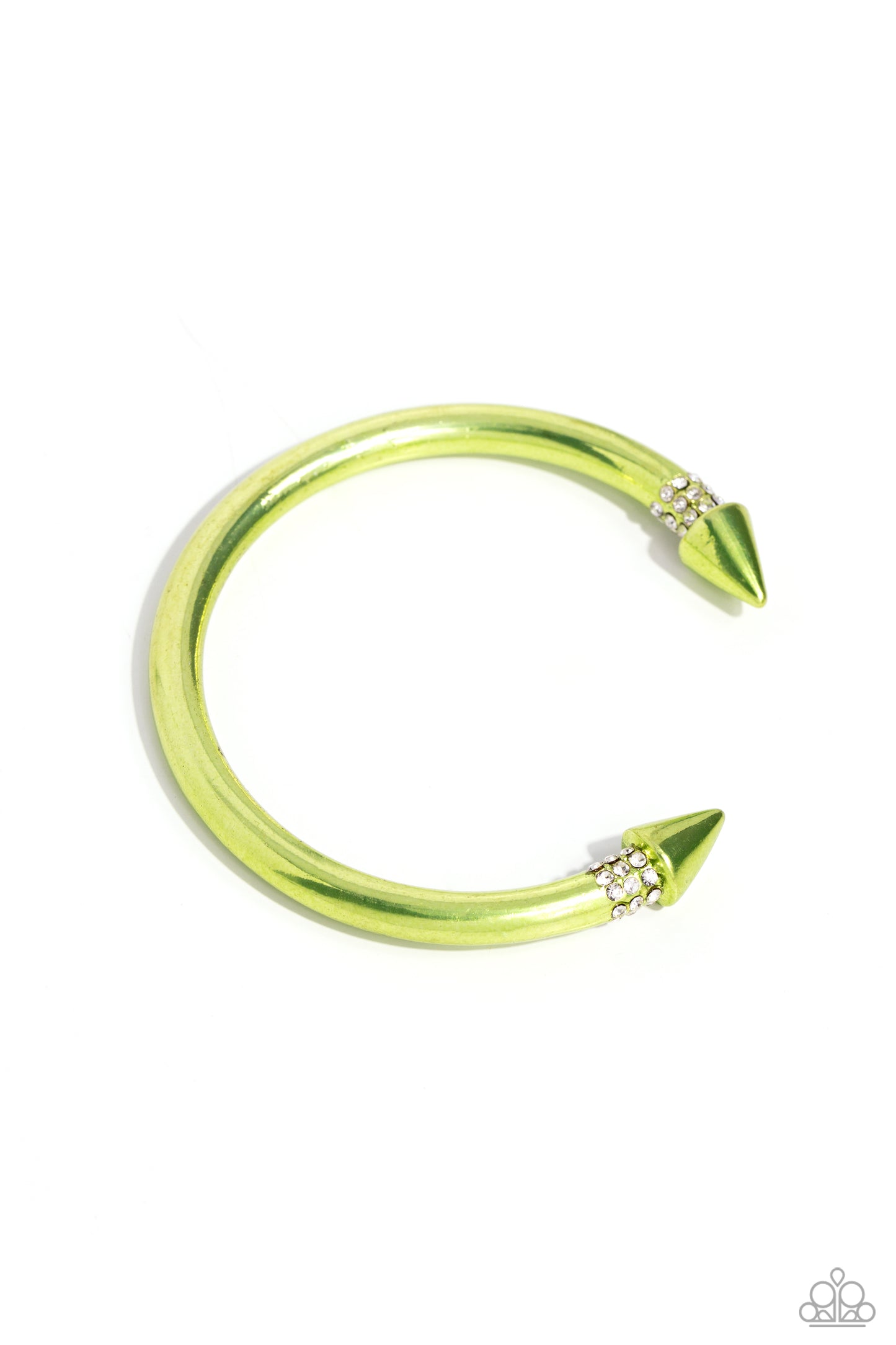 Paparazzi Punky Plot Twist - Green Bracelet