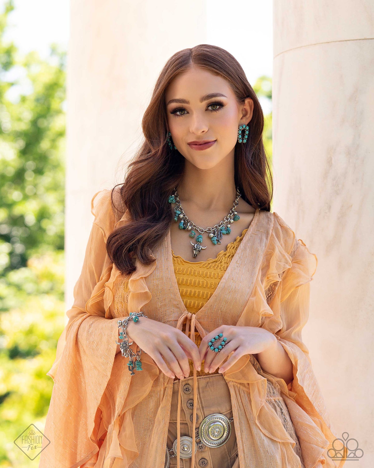 Paparazzi Wild West Wonder - Blue Earrings