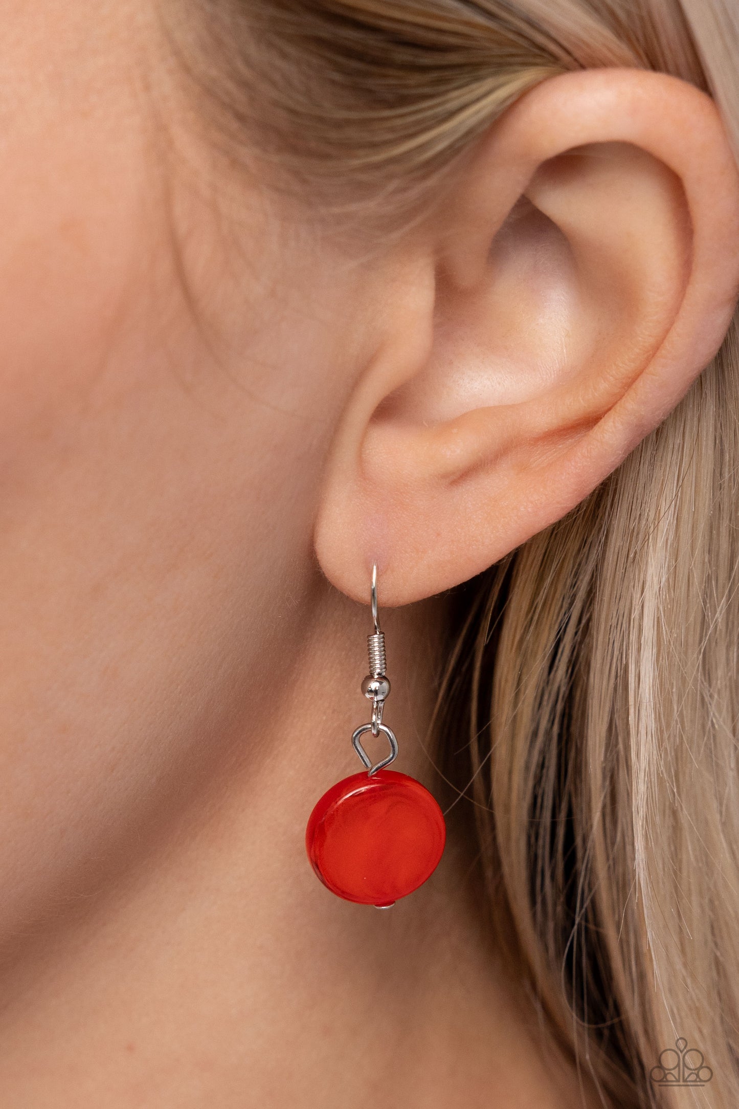 Paparazzi Bright Backdrop - Red Necklace