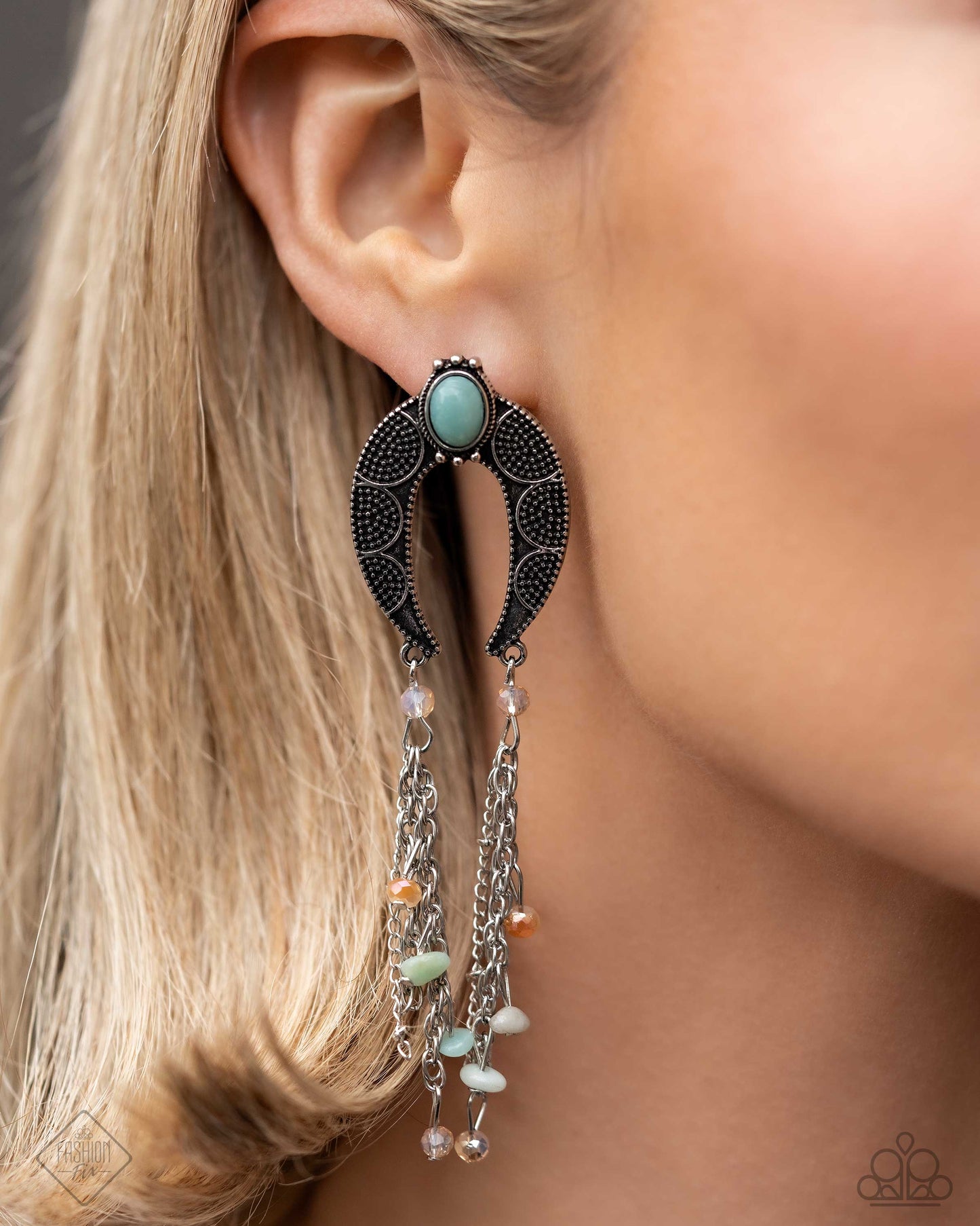 Paparazzi Sahara Sway - Blue Earrings