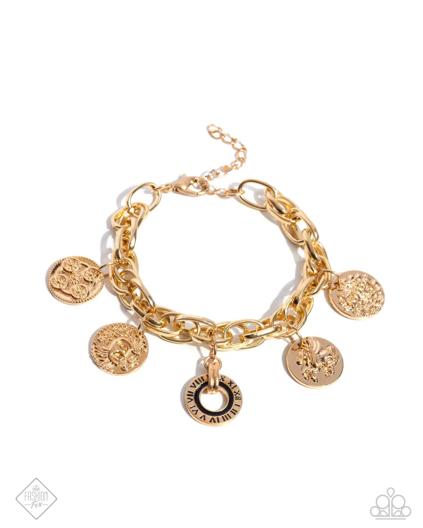 Paparazzi Delightful Declaration - Gold Bracelet
