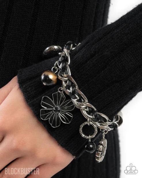 Paparazzi Equally Enchanted - Black Bracelet