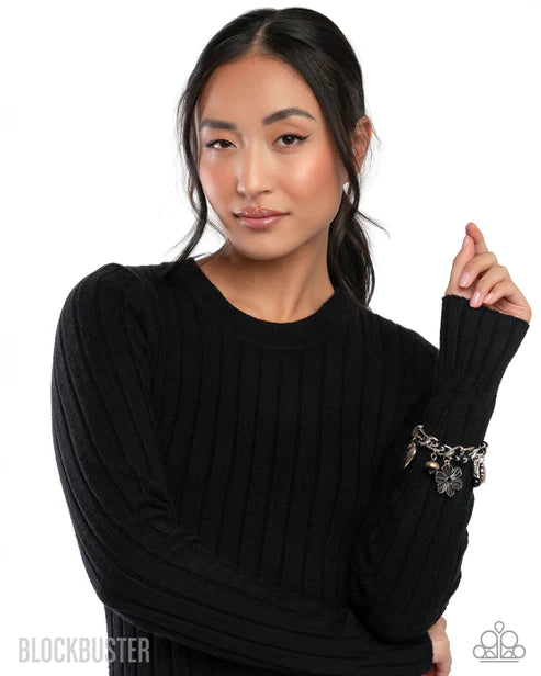 Paparazzi Equally Enchanted - Black Bracelet