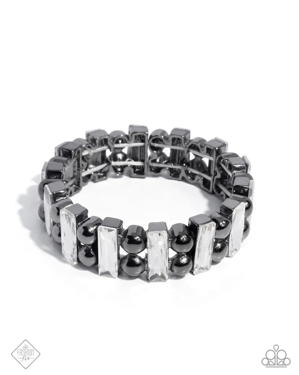 Paparazzi Assertive Admiration - Black Bracelet