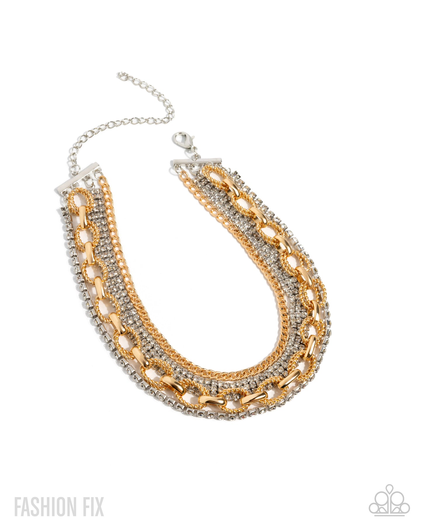 Paparazzi Austere Attitude - Multi Necklace