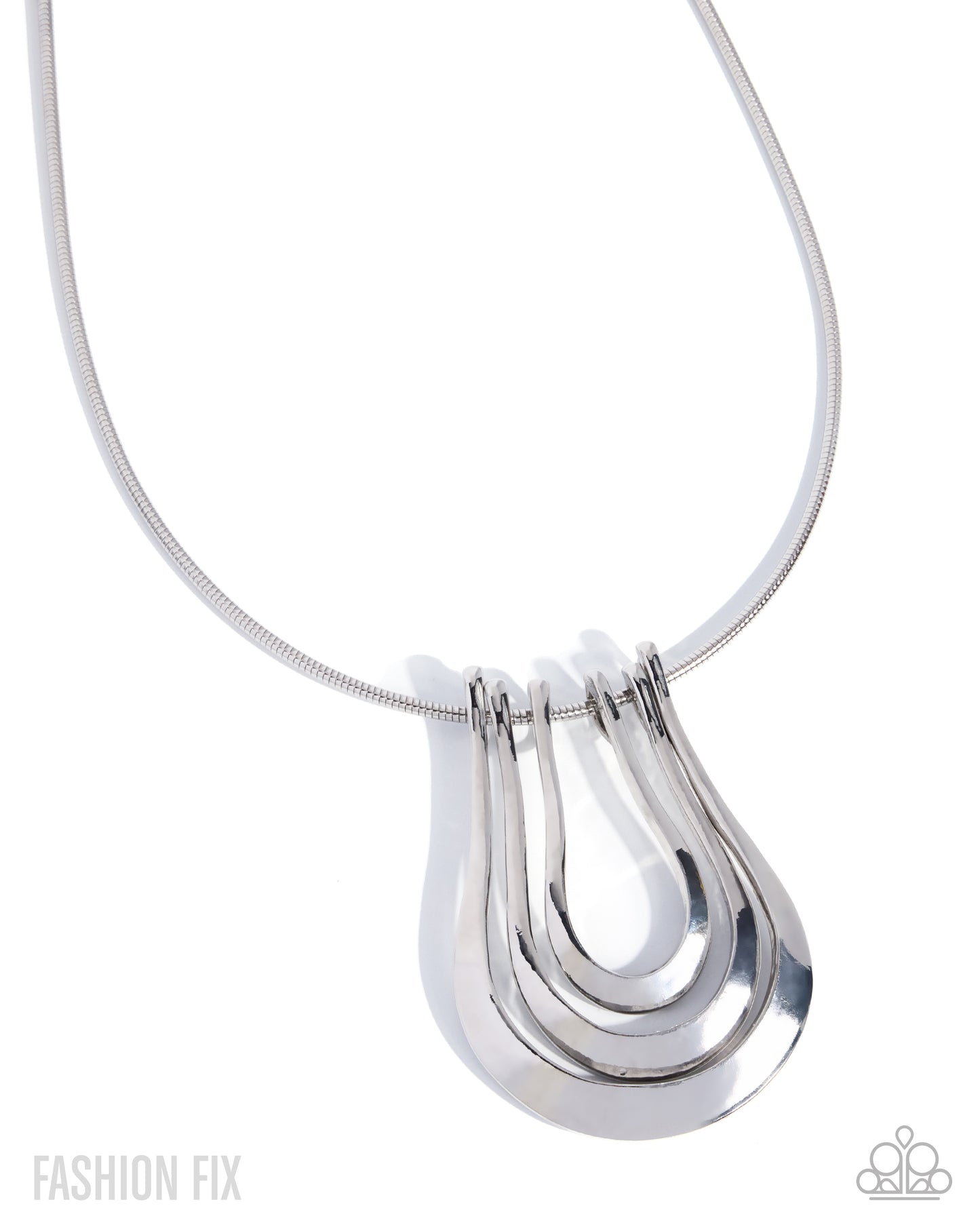 Paparazzi Bohemian Bravado - Silver Necklace