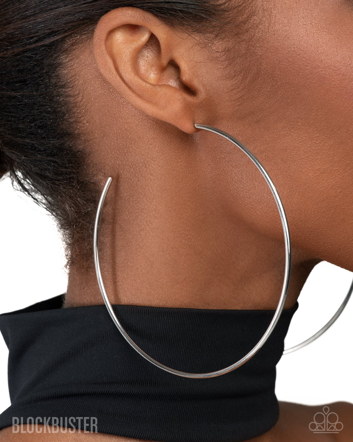 Paparazzi Colossal Couture - White Earrings