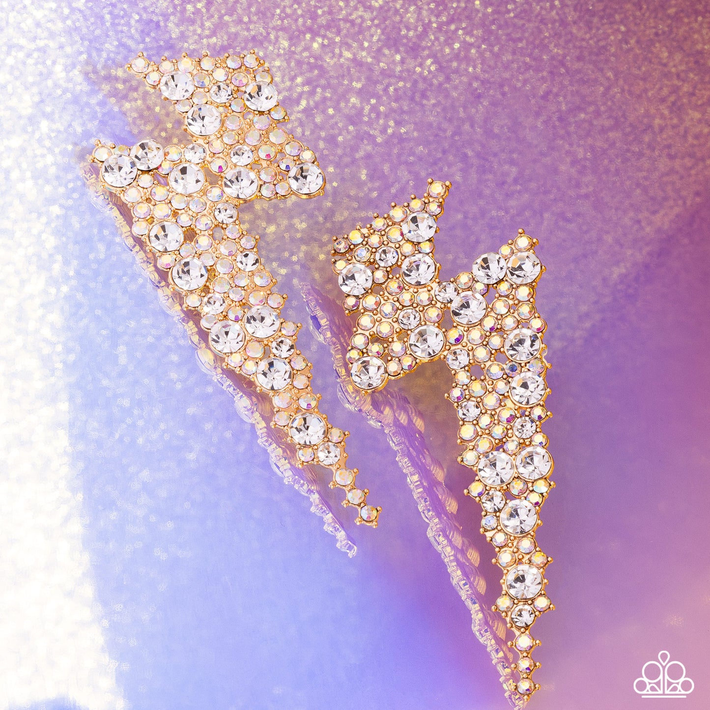 Paparazzi Electric Effulgence - Gold Earrings