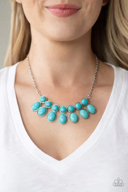Paparazzi Environmental Impact - Blue Necklace
