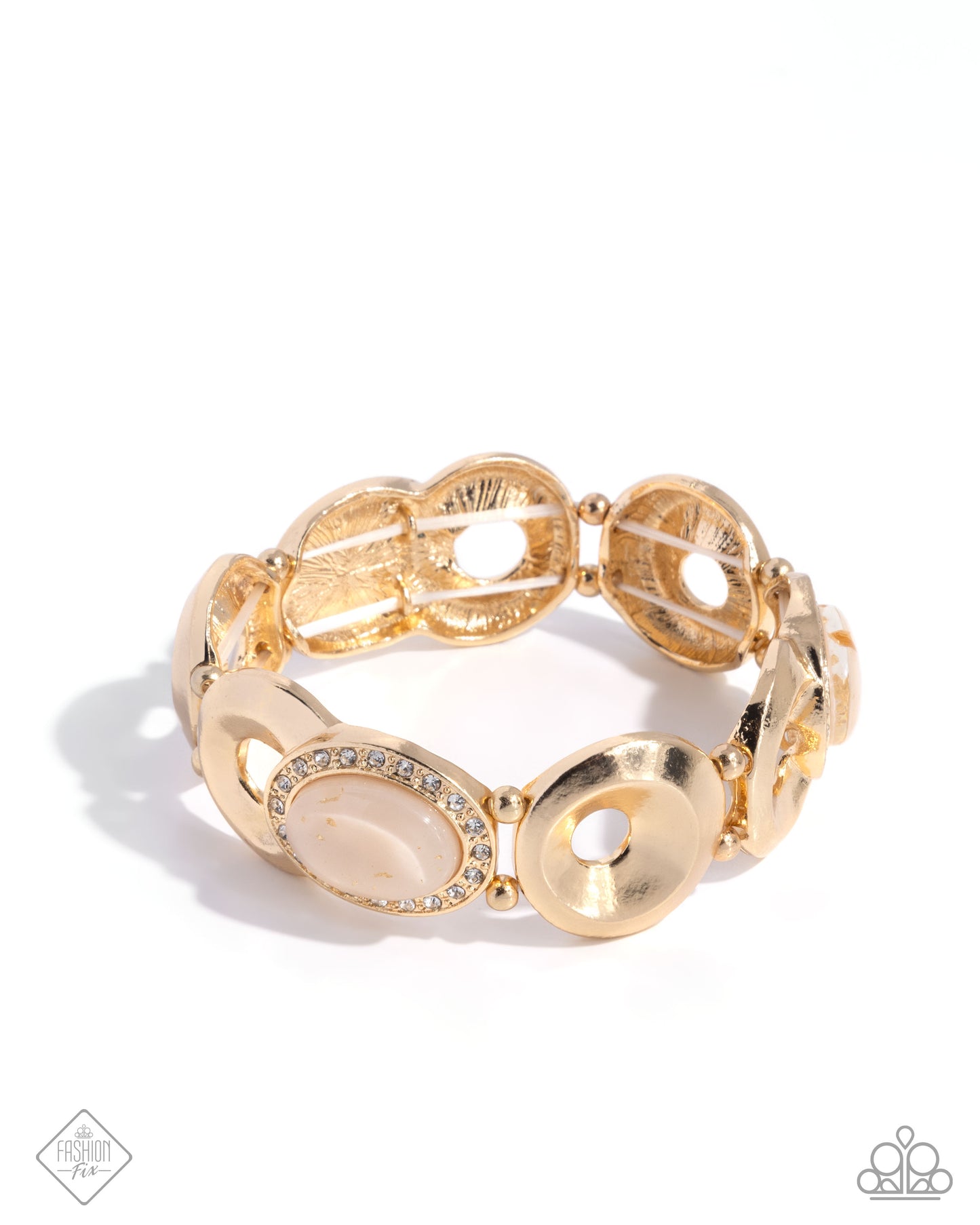 Paparazzi Feminine Flecks - Gold Bracelet
