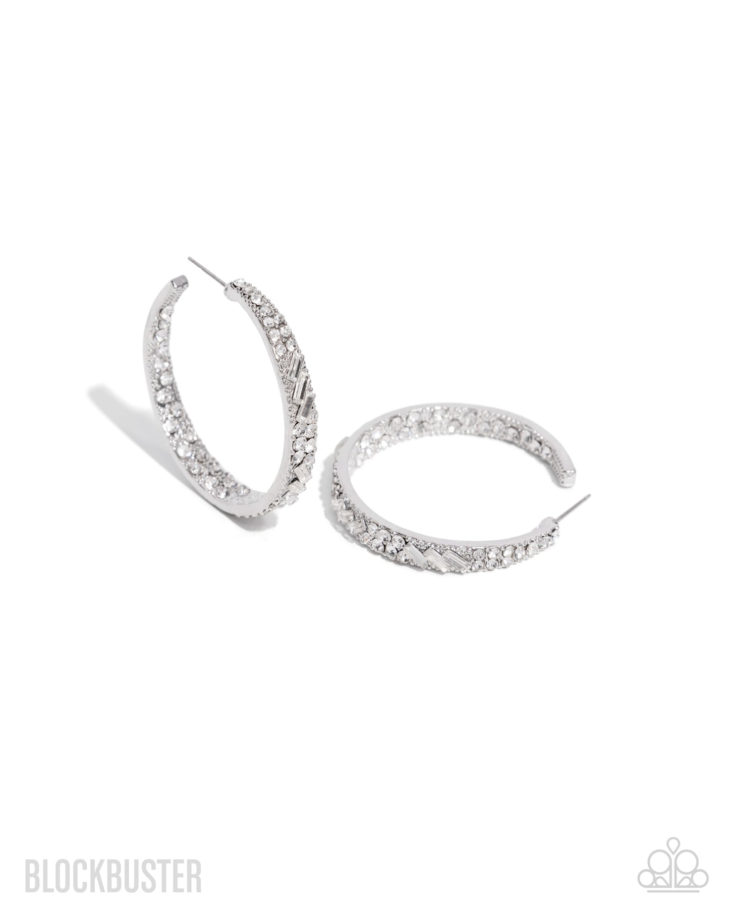 Paparazzi GLITZY By Association White Earrings