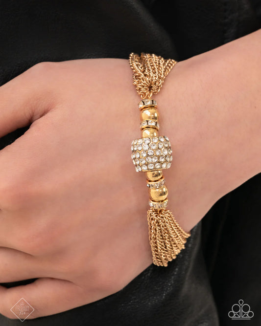 Paparazzi High-Handed Haute - Gold Bracelet