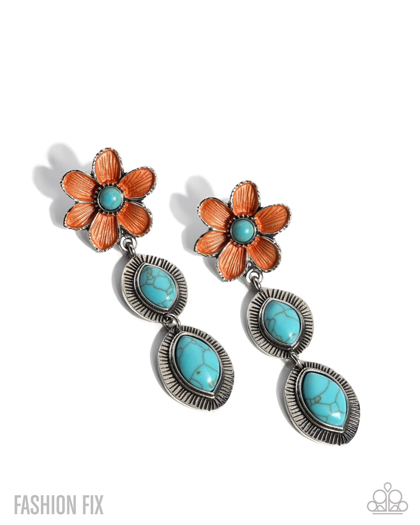 Paparazzi Lighthearted Landslide - Blue Earrings