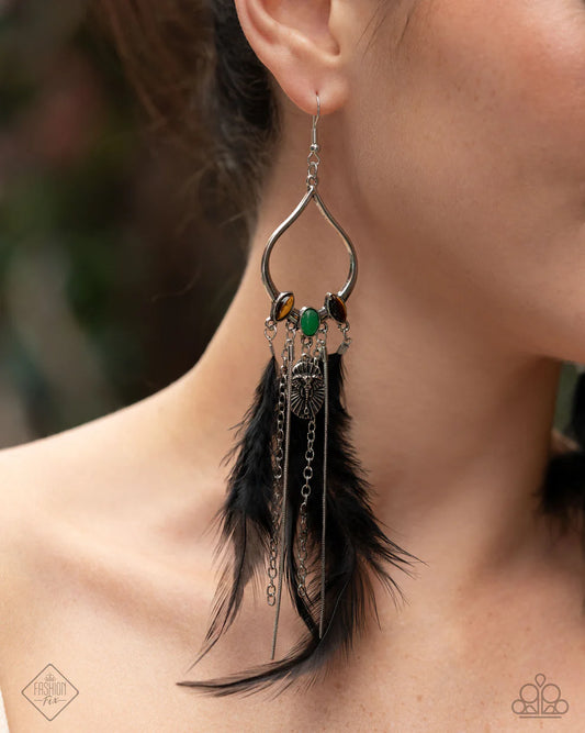 Paparazzi Living on the Wild Side - Multi Earrings