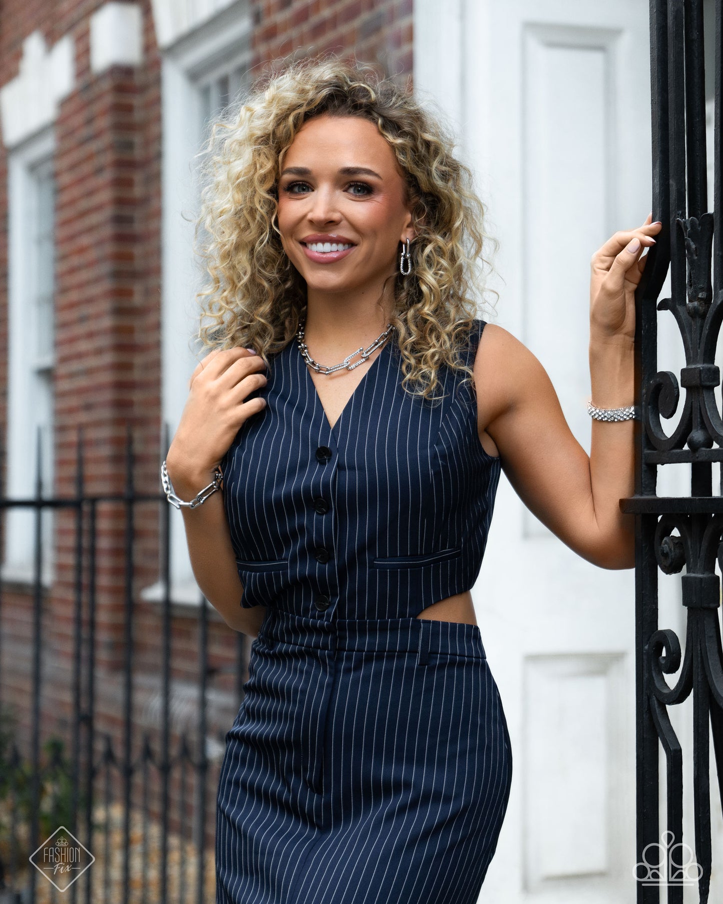 Paparazzi  Adorably Amped Up - White Necklace