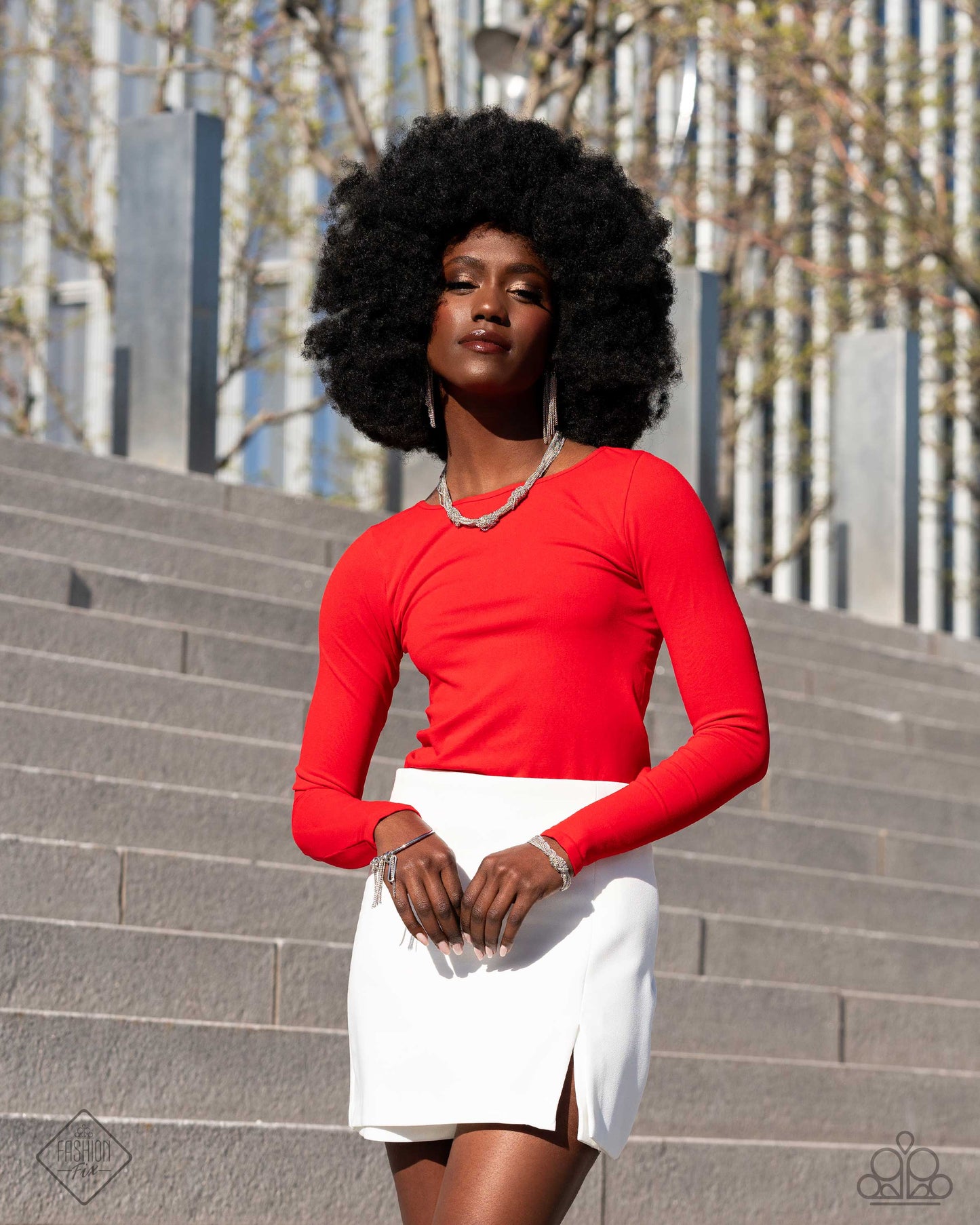 Paparazzi Copious Command - Silver Necklace