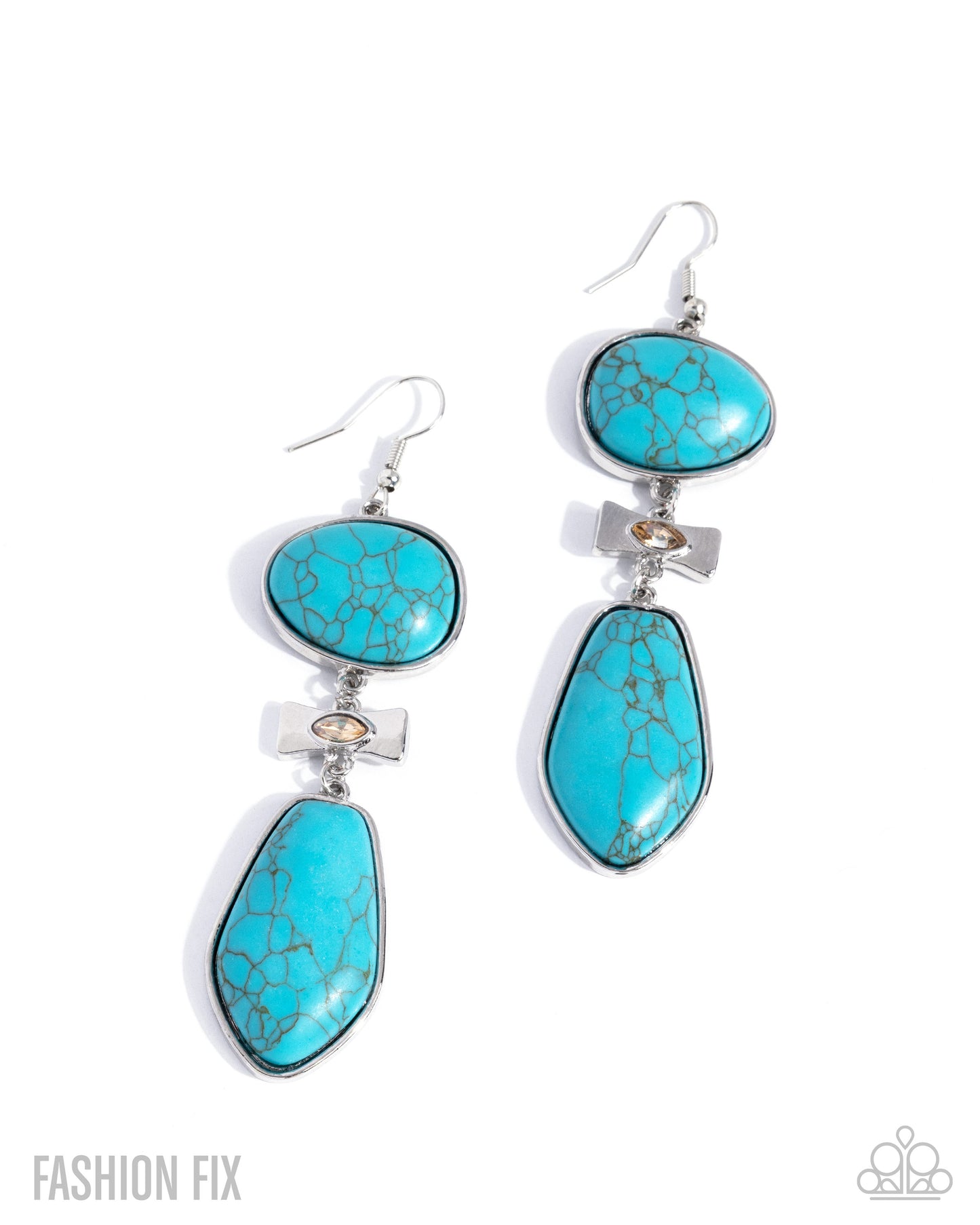 Paparazzi Moved Muse - Blue Earrings