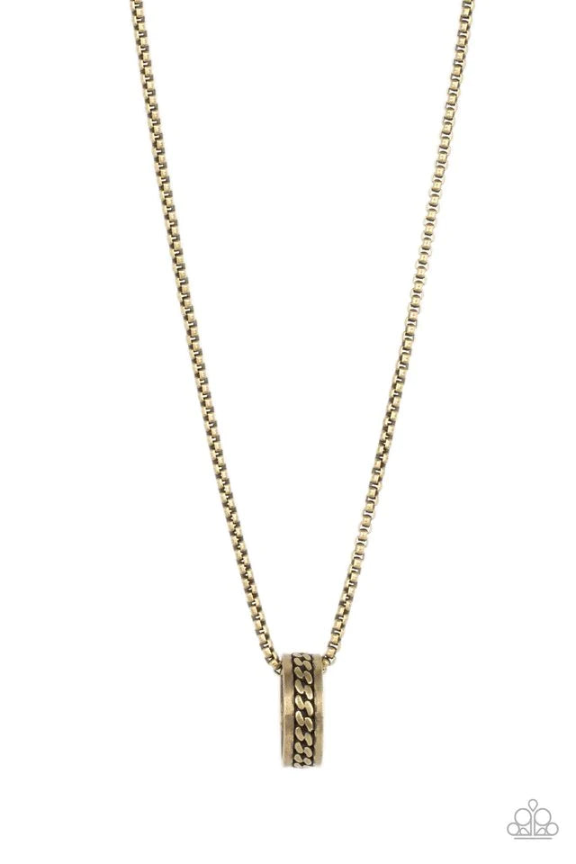 Paparazzi Emotion Potion - Brass Necklace