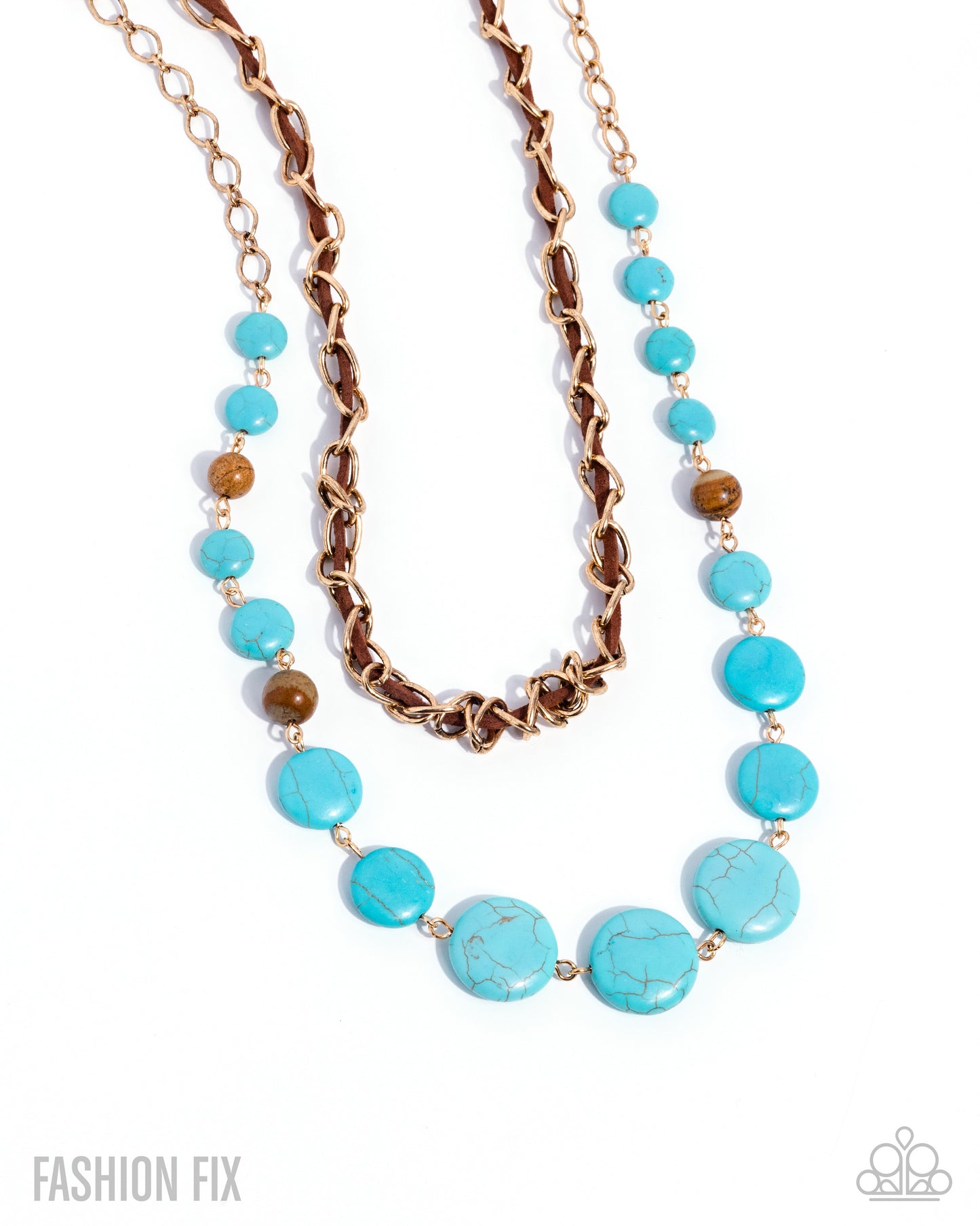 Paparazzi Playful Progression - Gold Necklace