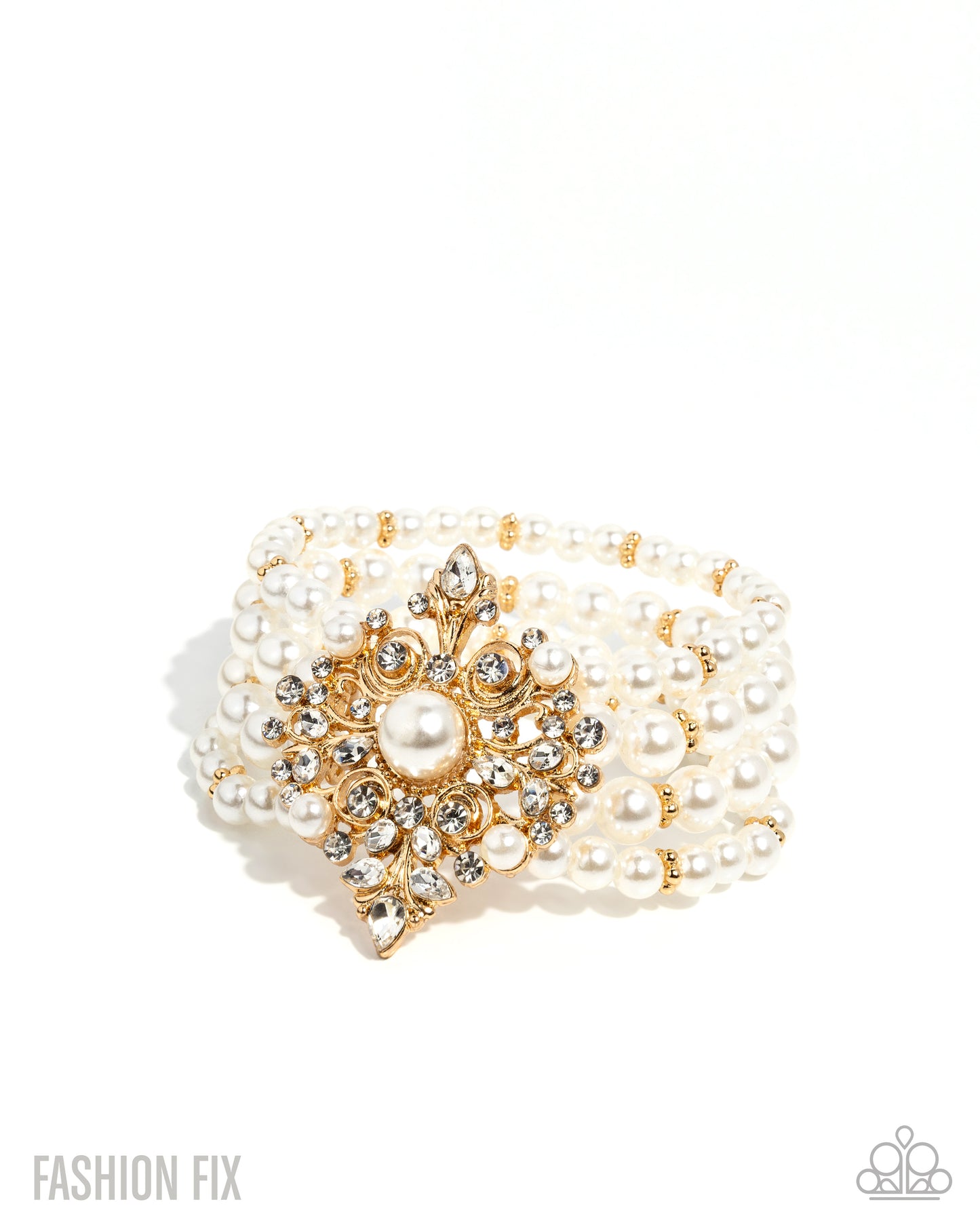 Paparazzi Poised Prelude - Gold Bracelet