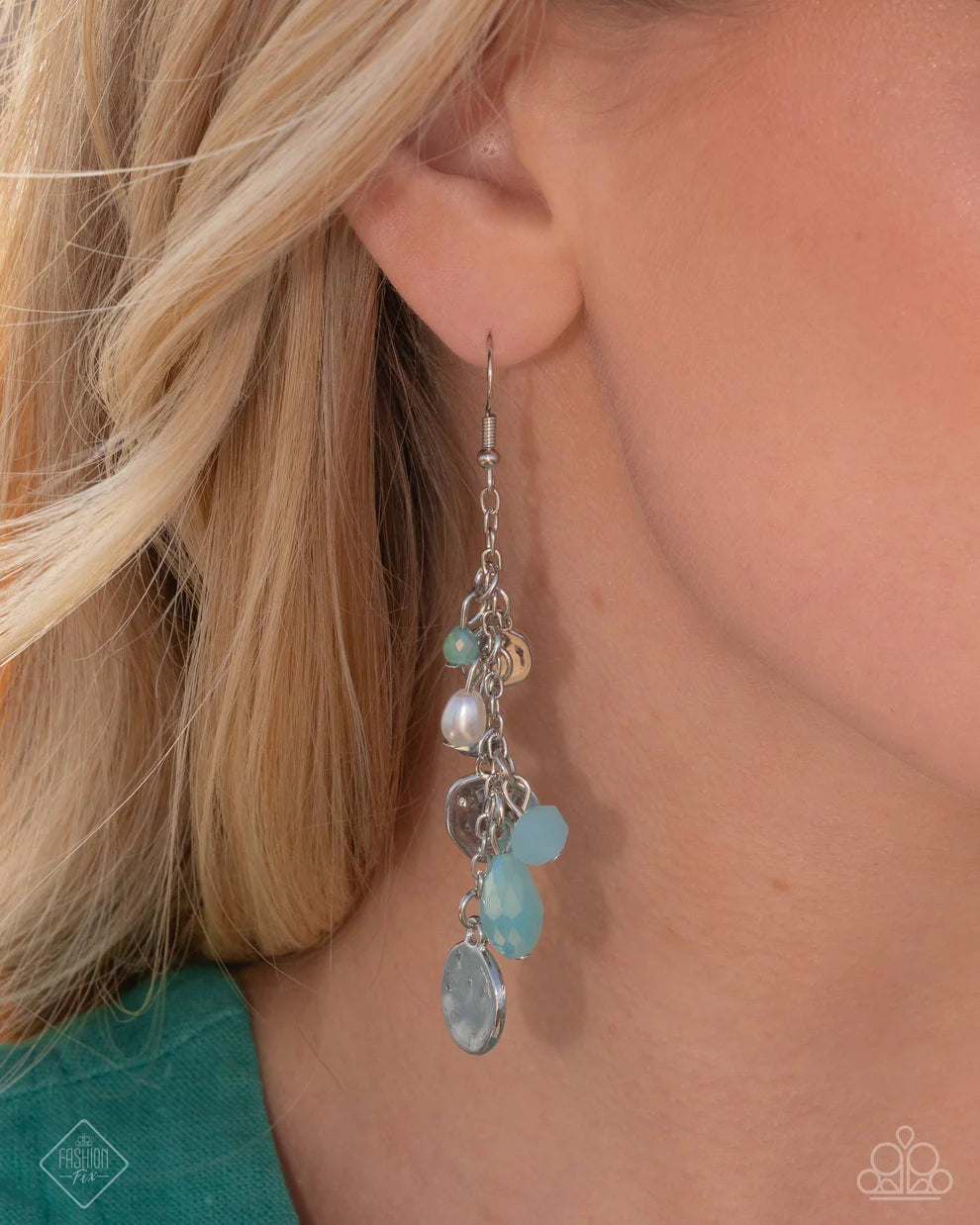 Paparazzi Refreshing Rapture - Blue Earrings