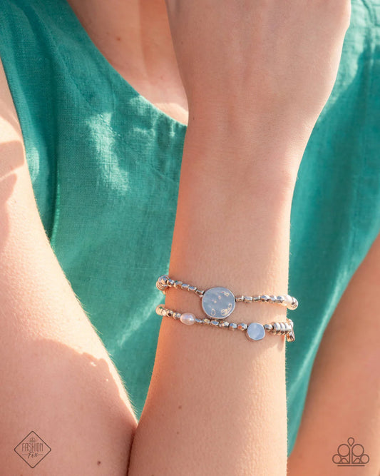 Paparazzi Refreshing Rumba - White Bracelet