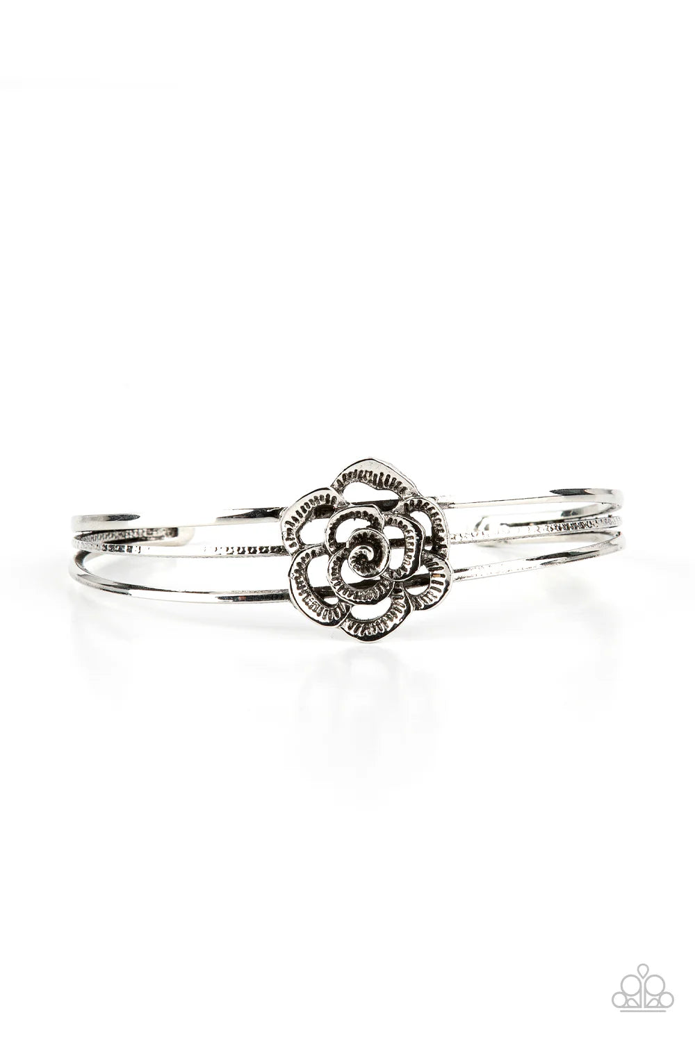 Paparazzi Rosy Repose - Silver Bracelet