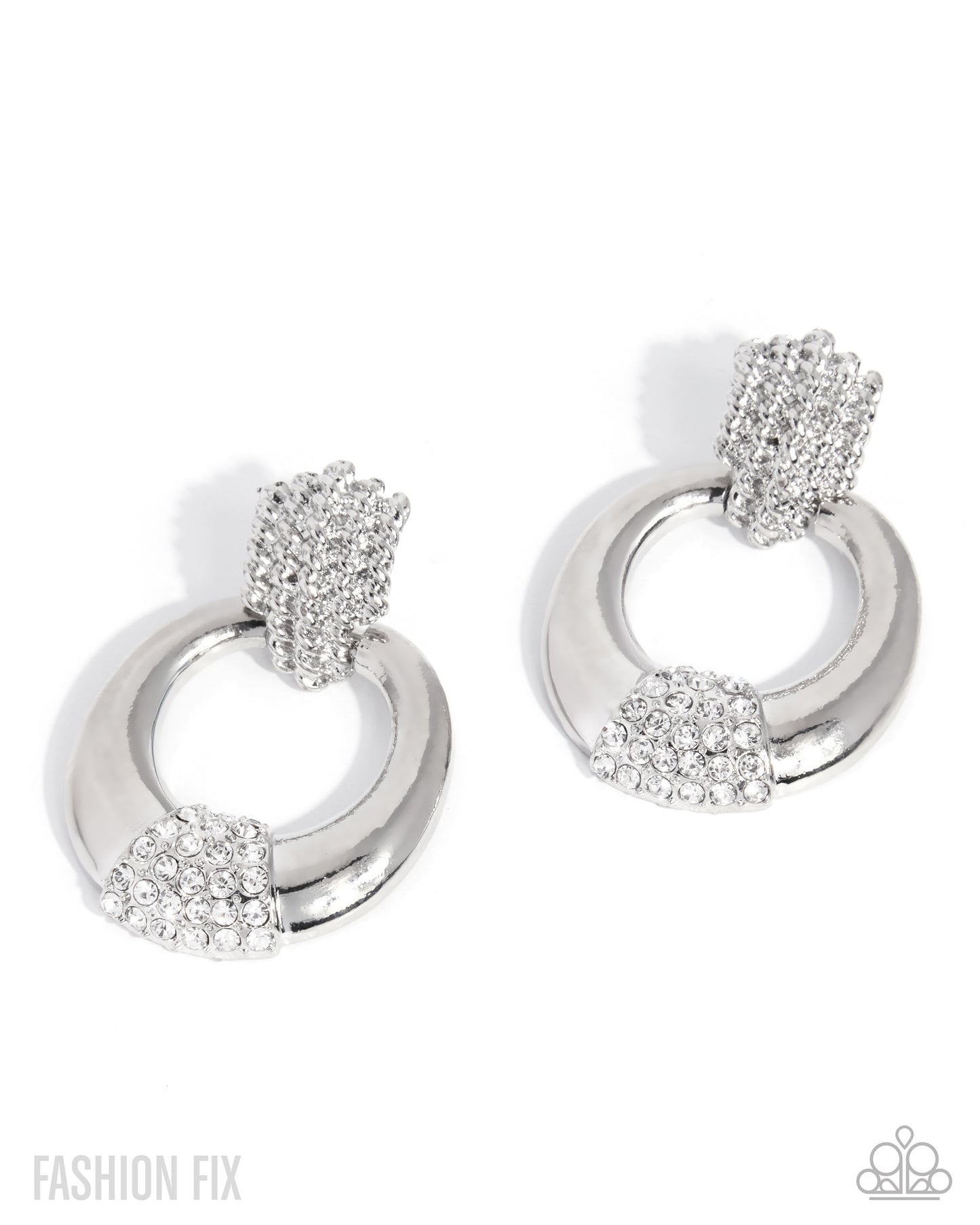 Paparazzi Sass Of The Day - White Earrings