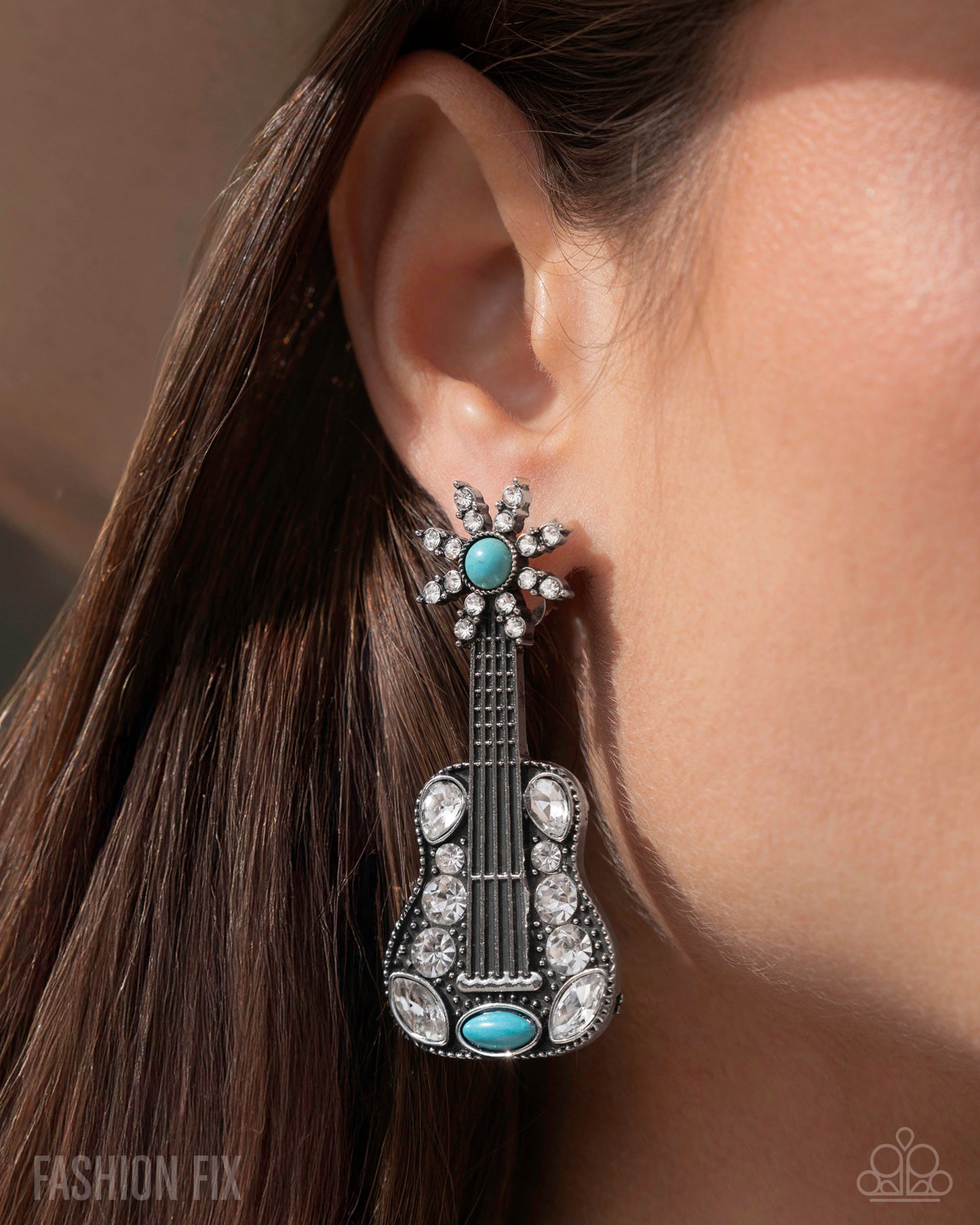 Paparazzi Country Comeback - Blue Earrings