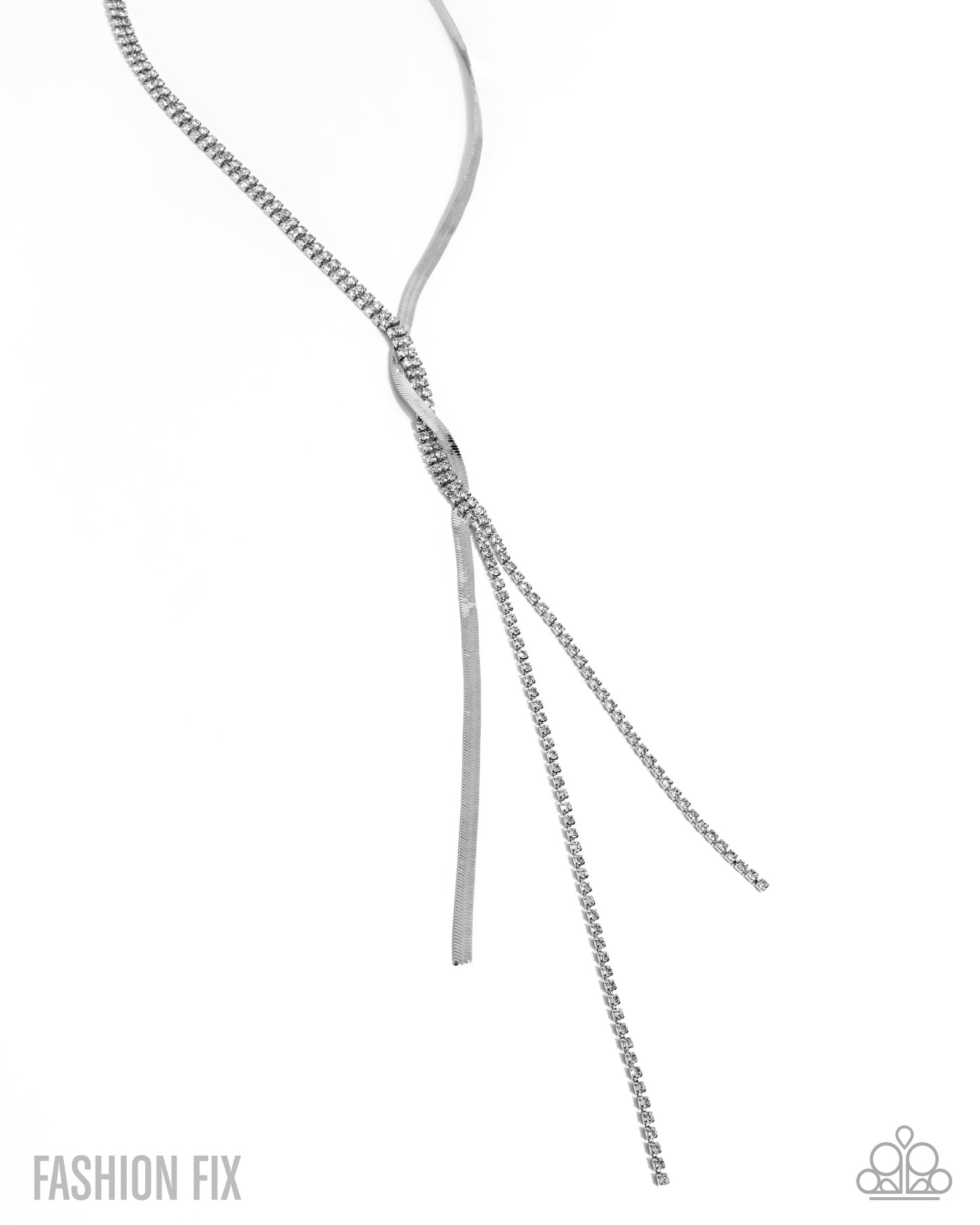 Paparazzi Sinuous Sophistication - White Necklace
