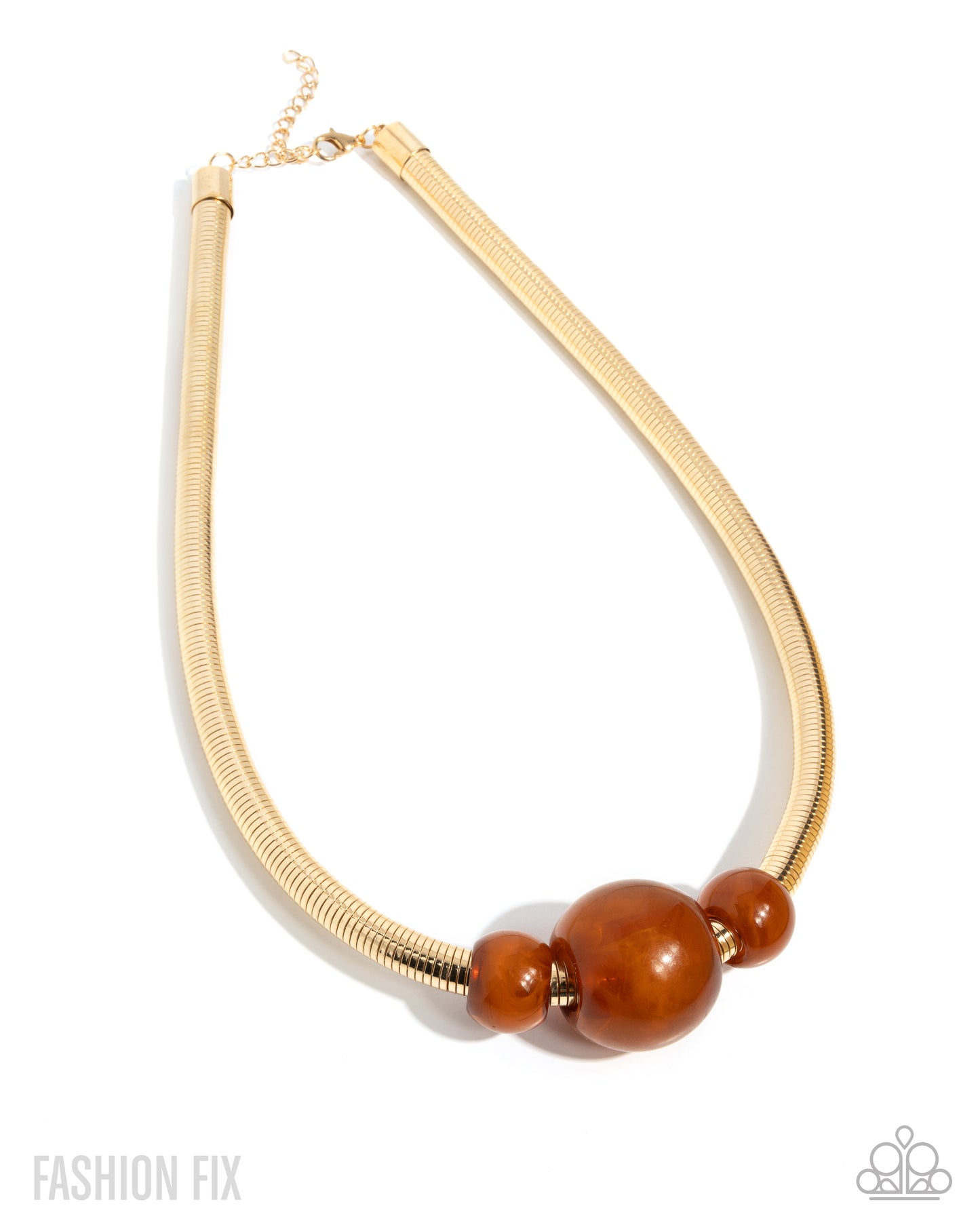 Paparazzi Sleek Shift - Gold Necklace