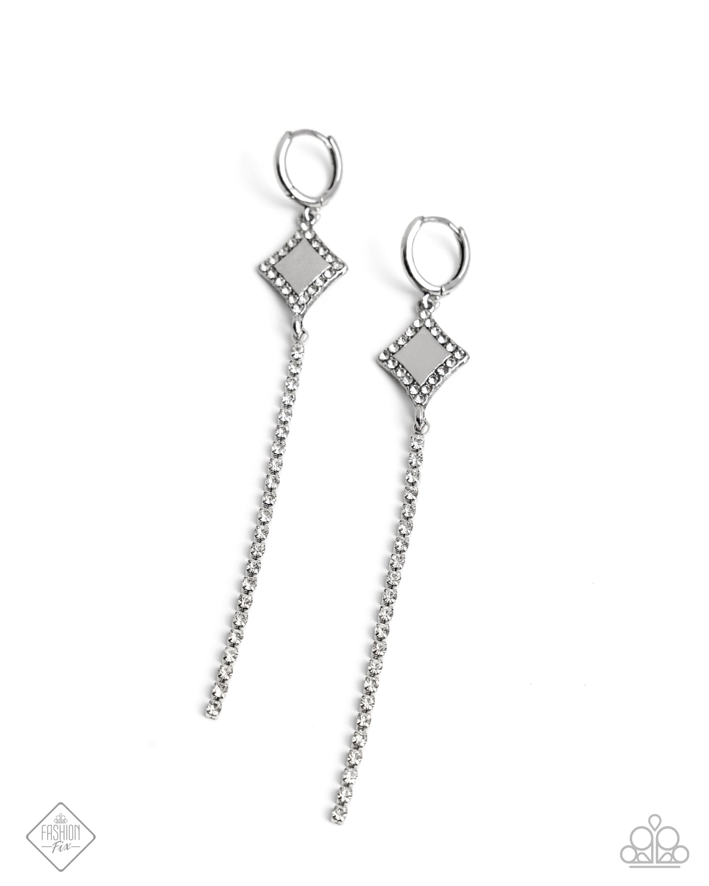 Paparazzi Soft-Hearted Sentiment - White Earrings