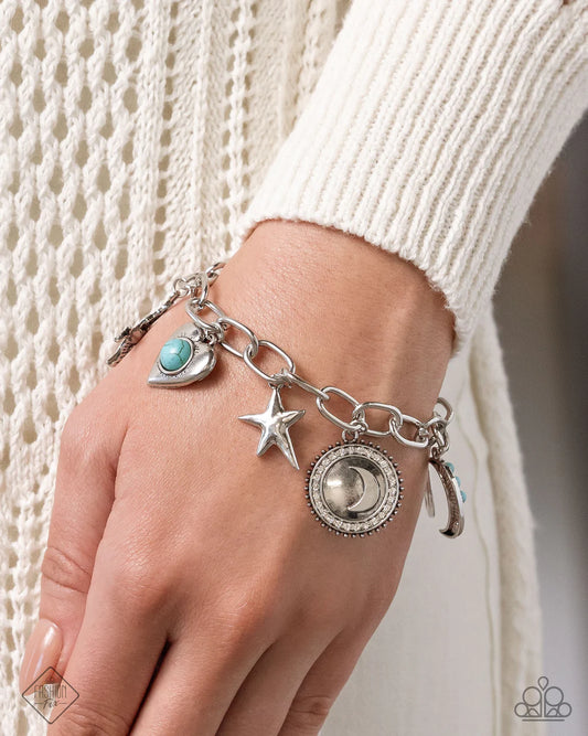 Paparazzi Technical Token - Blue Bracelet