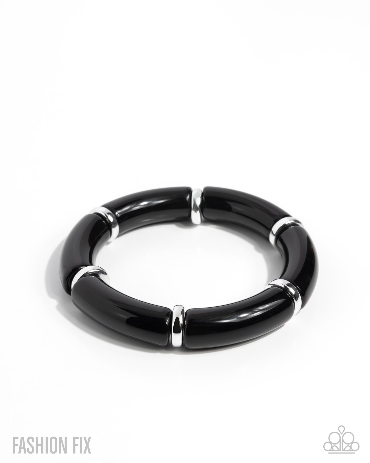 Paparazzi Wondrous Winter - Black Bracelet