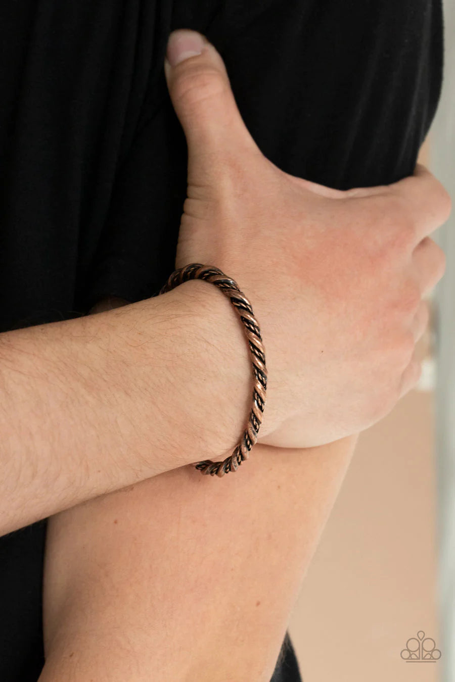 Paparazzi Combat Ready - Copper Bracelet