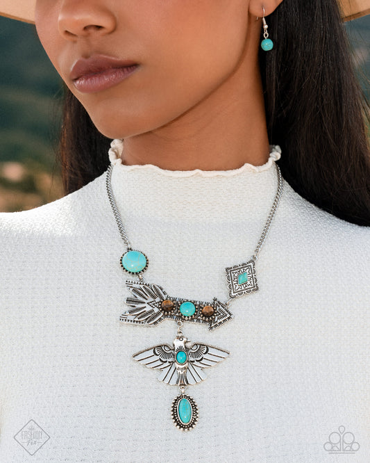 Paparazzi Earthy Exposé - Blue Necklace