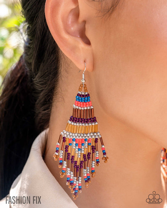 Paparazzi Take Hold of My Dreams - Multi Earrings