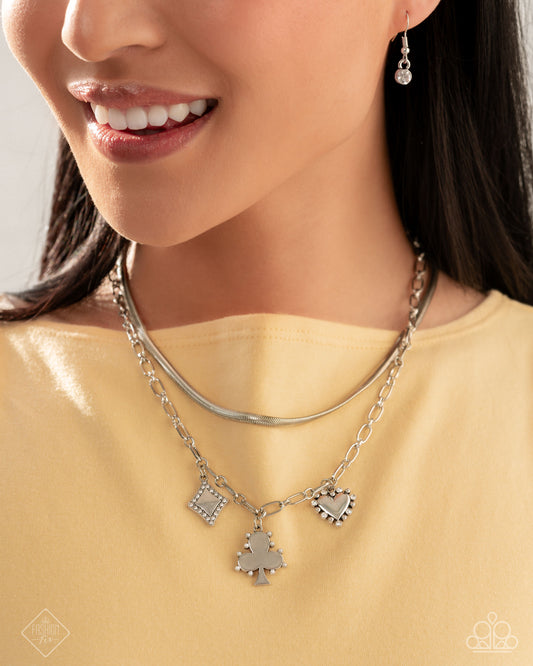 Paparazzi Sentimental Sunset - White Necklace