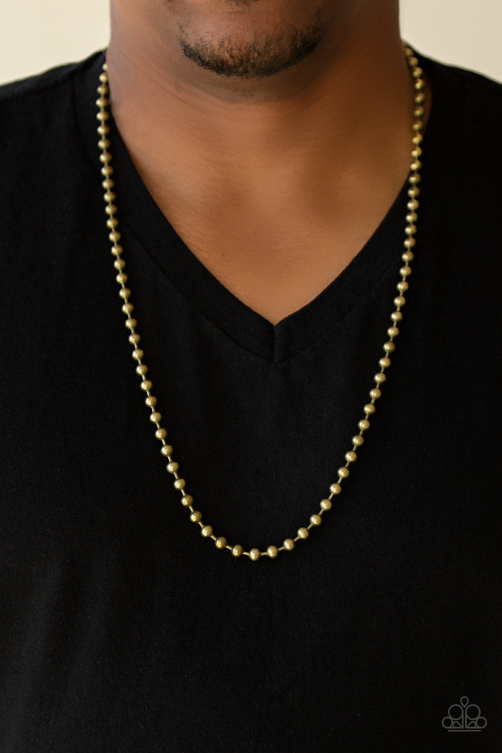 Paparazzi Mardi Gras Madness - Brass Necklace
