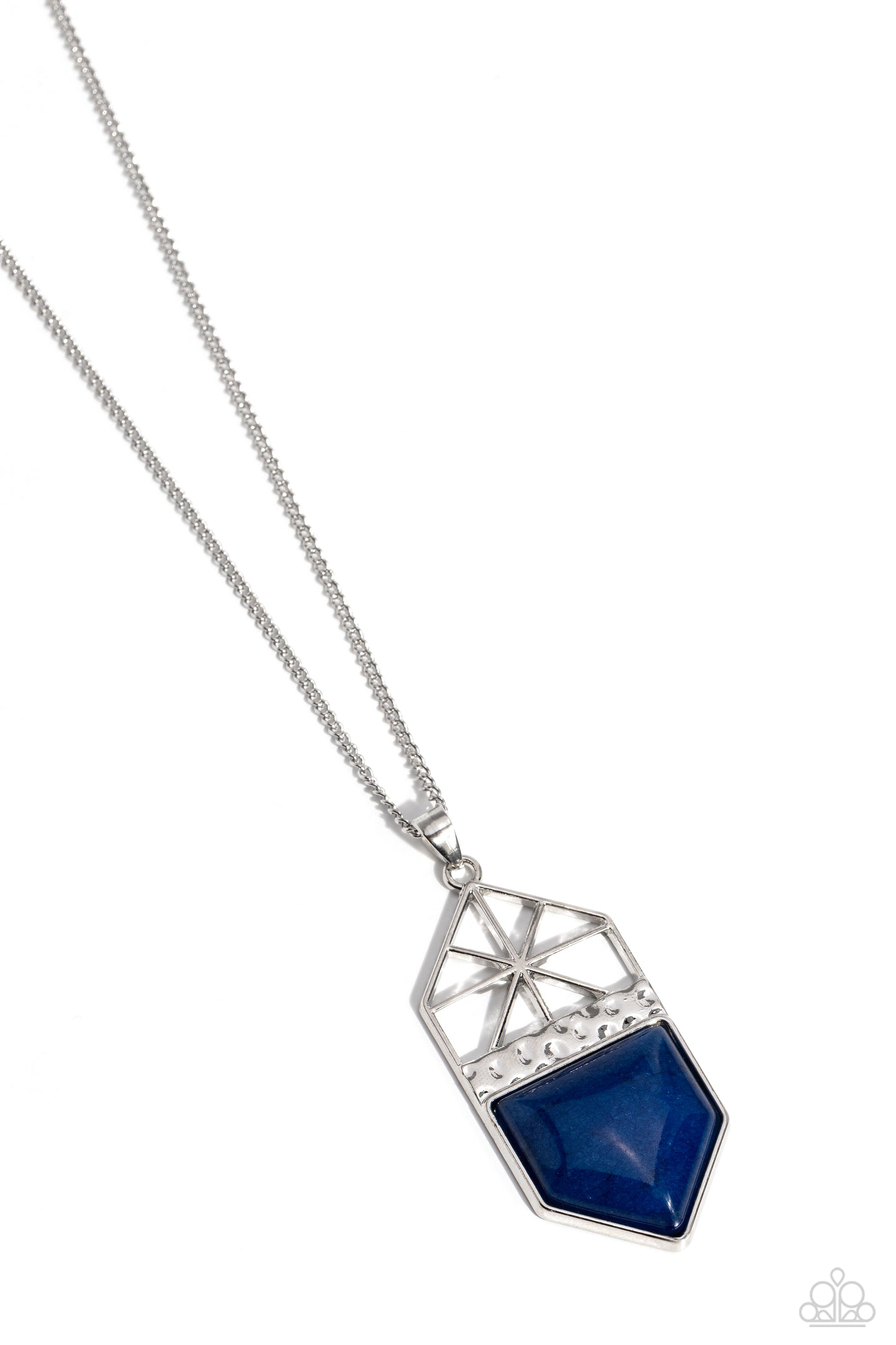 Paparazzi Trailblazing Talisman - Blue Necklace