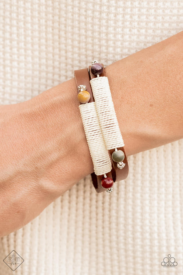 Paparazzi And ZEN Some - Brown Bracelet