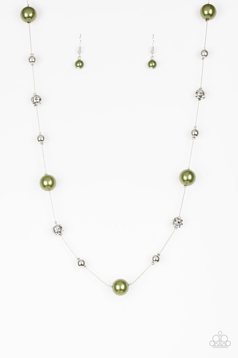 Paparazzi Eloquently Eloquent - Green Necklace